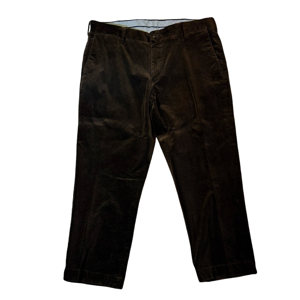 Polo Ralph Lauren mens 36x27 brown classic fit corduroy trouser pants EUC